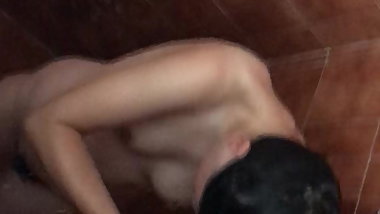 Japanese women taking shower