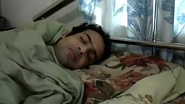 Sliping boy sex with girl