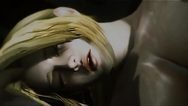 3D Elf Teen penetrated by Monster