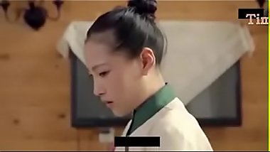 Hot japanese maid with her boss