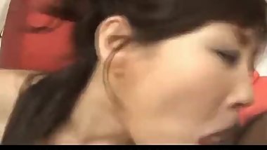 Ren Asano swallows phallus