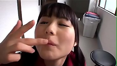 Mamiru Momone cock starved Japanese teen Pt1