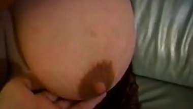 Mom's huge lactating boobs need relief 1