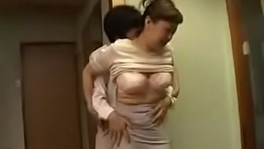 Japanese Mom an her Young Son