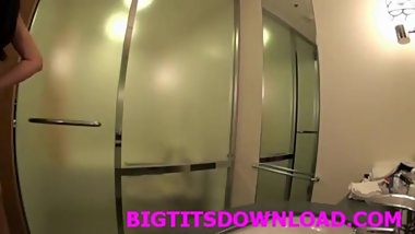 Busty japanese girl Momo