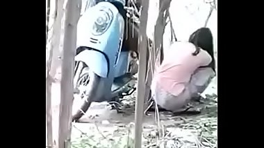 FB Viral Teen Riding Forest Tandem Sex