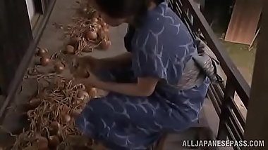japanese son forced his mom in farm here is the complete video link...http://rebrand.ly/22537