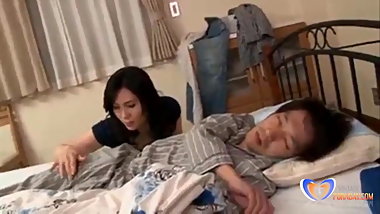 Japanese Milf Teasing Him with Her Sexy Body