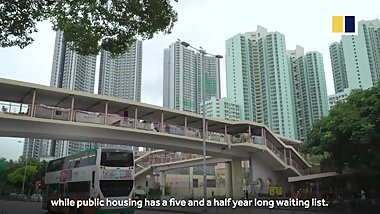 Extreme Poverty In Hong Kong - Homeless Life On A Footbridge